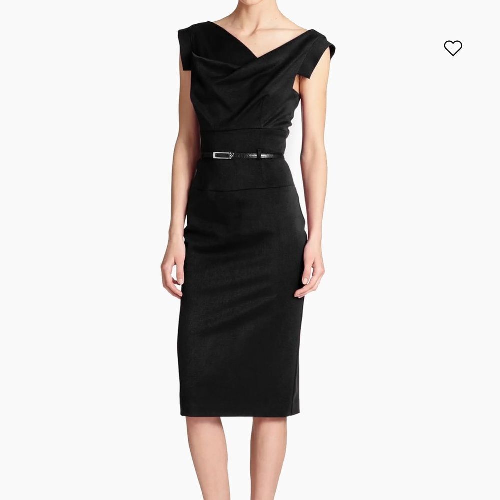 Black Halo Jackie Belted Sheath Dress
UU4